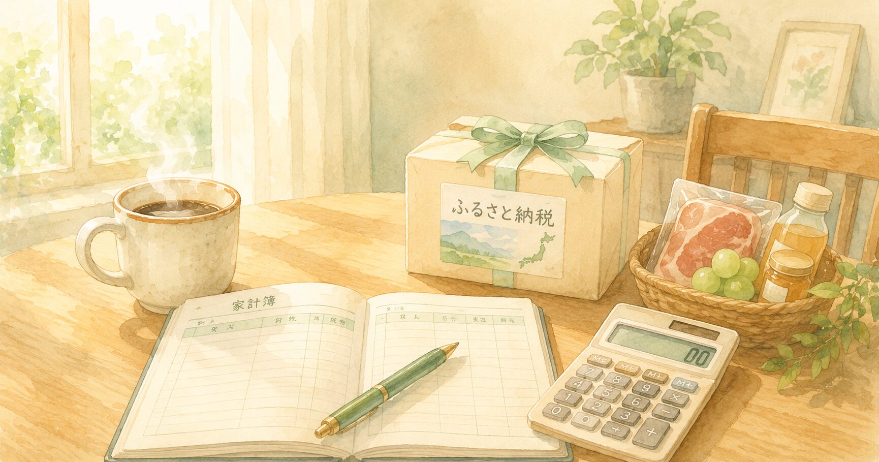 ふるさと納税・配当金・NISAを組み合わせるシニアの節税イメージ